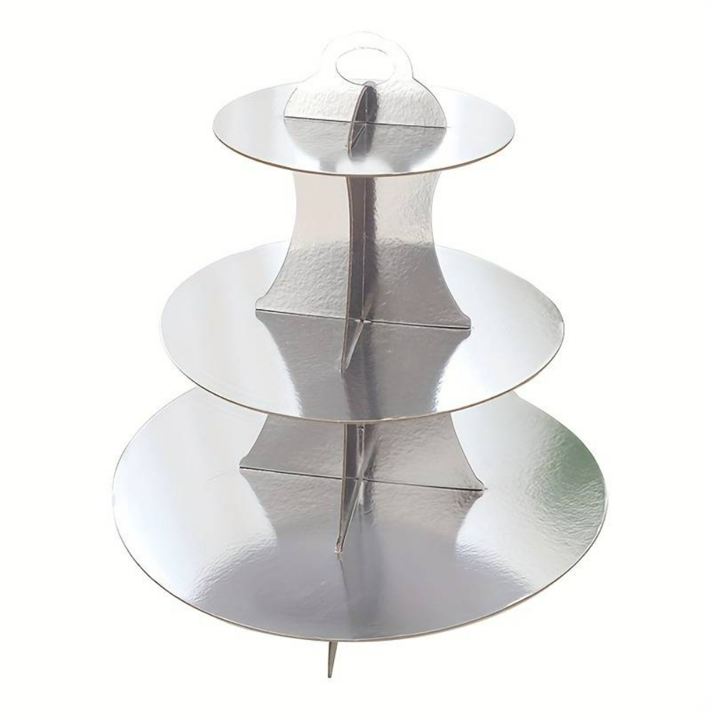 Support À Gâteaux Argent 2